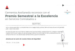 Reconocimiento Cementos Avellaneda